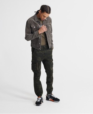 Superdry Recruit Flight Grip Cargo Férfi Nadrág Zöld/Camo | JHKFS8526